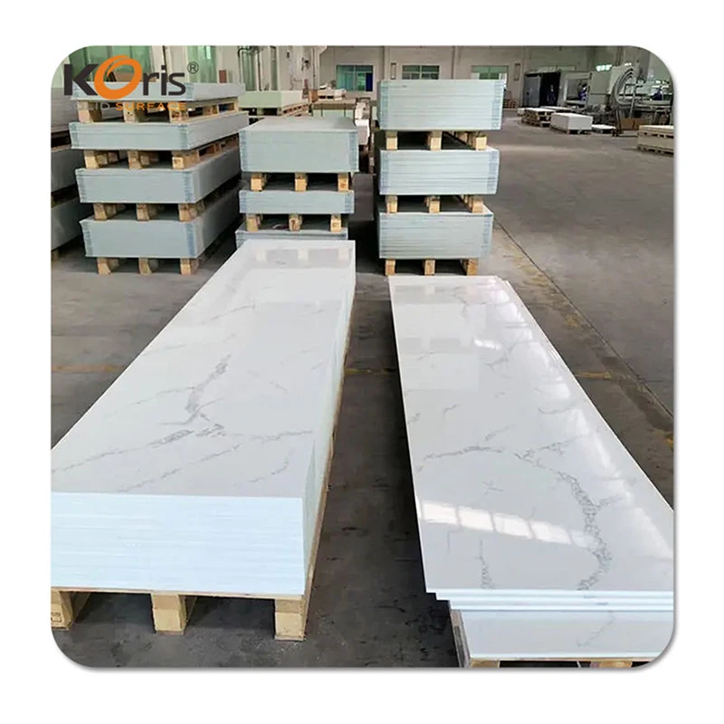Krios calacatta artificial marble acrylic solid surface sheet