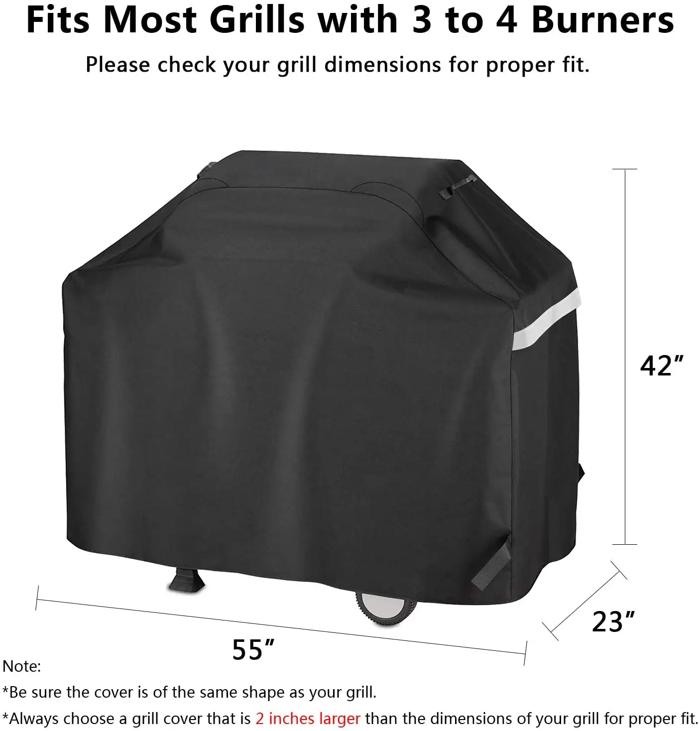 Hot - selling outdoor burning oven special waterproof BBQ cover dust-proof BBQ cover