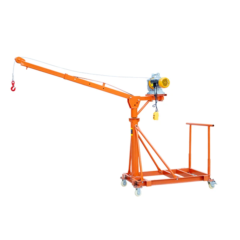 Competitive Price Hot Product 2023 Multifunctional 5ton 10ton Electric Small Mobile Mini Crane For Construction