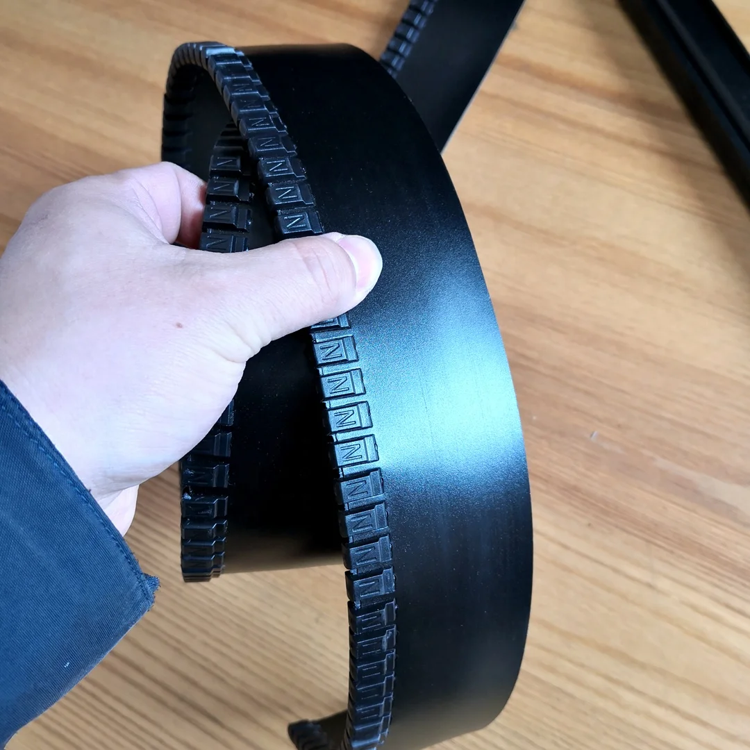 Industrial Automatic High Speed Door Zipper PVC Rapid Rolling Shutter Door Rail Zipper Keder Weldable by High Frequency Hot Air