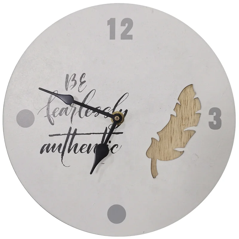 Wholesale Fashion European Retro Creative 12Inch Special Modern Design 3D Look Wall Clock For Living Room