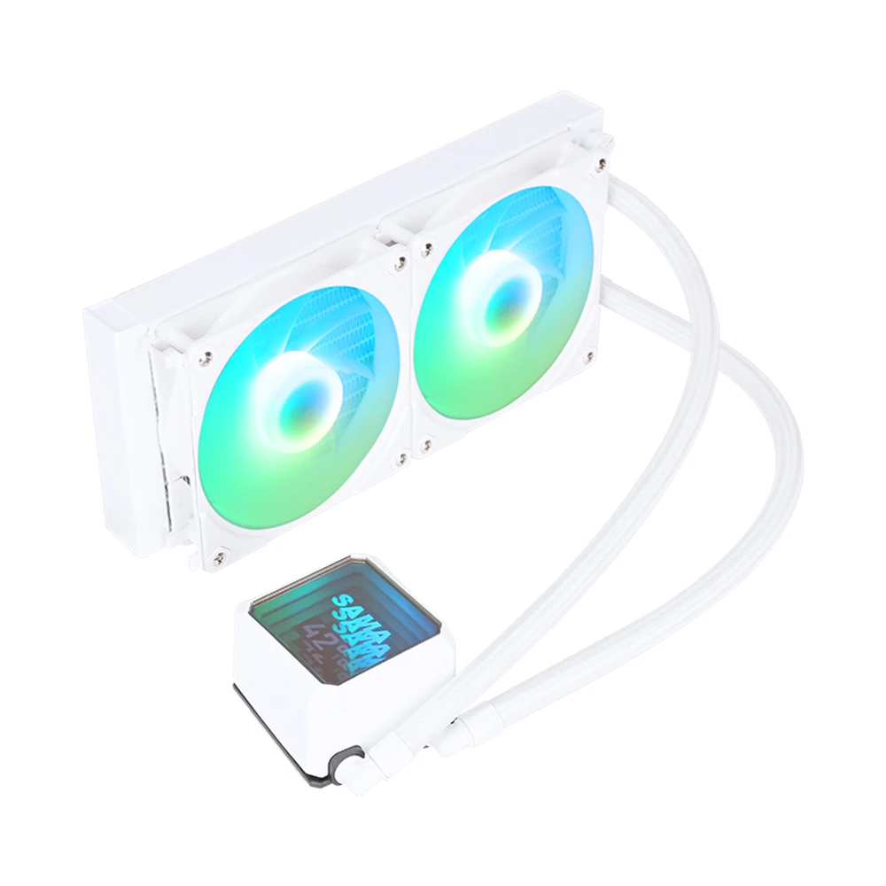 SAMA ЖК-дисплей 240 мм жидкостного 50000Hrs Оригинальное ПК intel кулер 3pin AM5 процессора вентилятор охлаждения воды