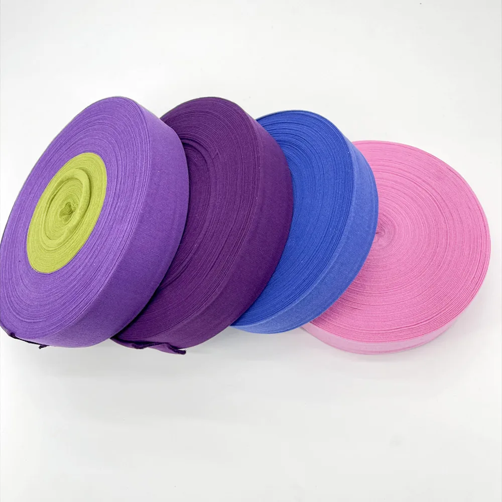 1x1 spandex and cotton knitted tubular rib cuff jacket collar fabric