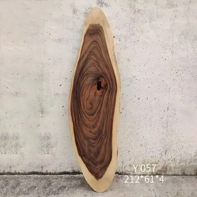 Wholesale Creative Black Walnut Nut Snack Dish Wood Plate solid black walnut slab wood table top,worktops and countertops