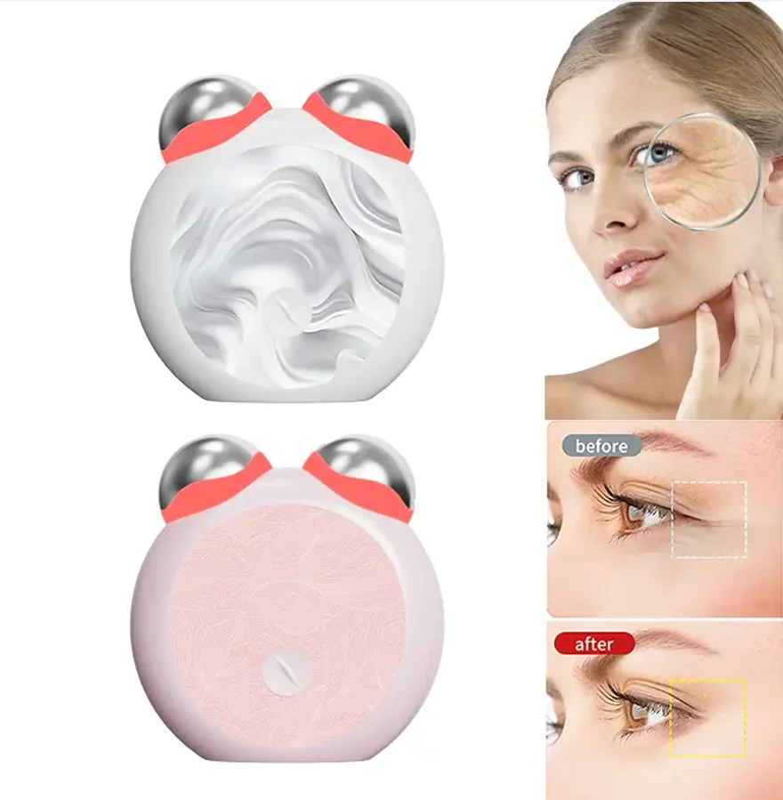 Newest Plastic Multifunction Face Roller Care Facial Skin Cooling Face Automatic Roller Massager