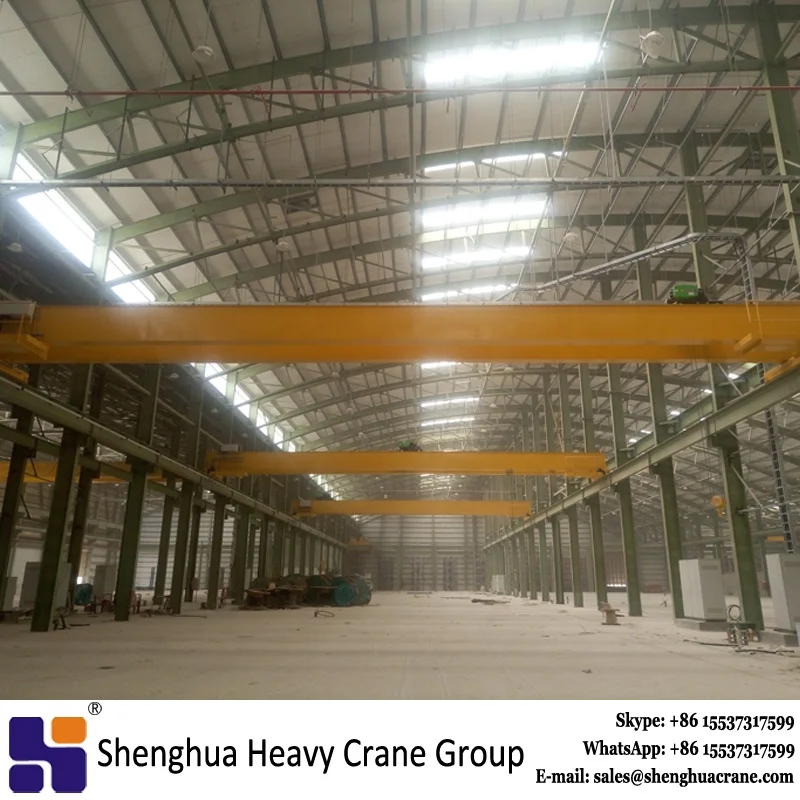 European Type Overhead Traveling Crane 15 ton Double Girder Bridge Overhead Crane Price