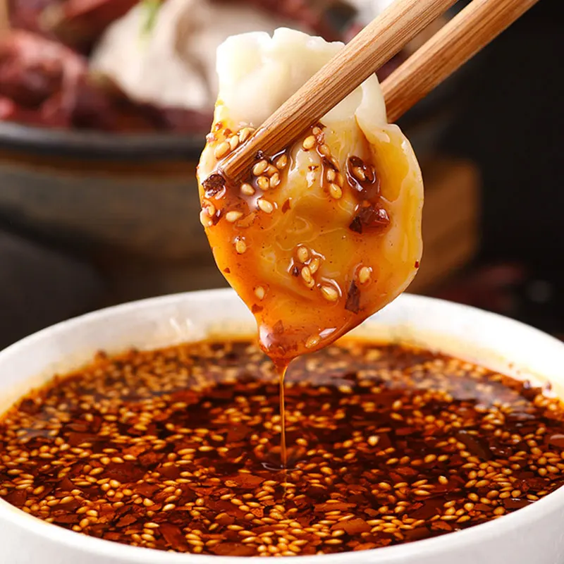 Масло Чили Sichuan Специальное горячее острые растительное масло соус с чили Прямая поставка завода для