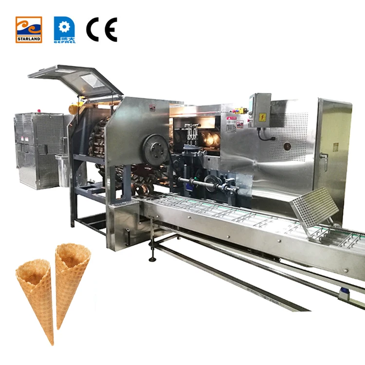35 pieces of 5 meters long baking pan   automatic two-color installation and debugging sugar cone products production equipment
