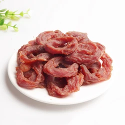 Pure meat high protein dog snacks duck meat ring oem healthy pet dry food for dog organic dog food manufacture