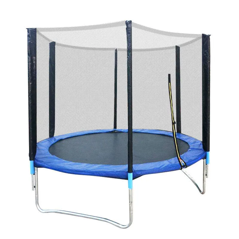 Foldable Hexagon Outdoor 10ft 12ft Trampoline with Safety Enclosure Net /Ladder Trampoline Kids