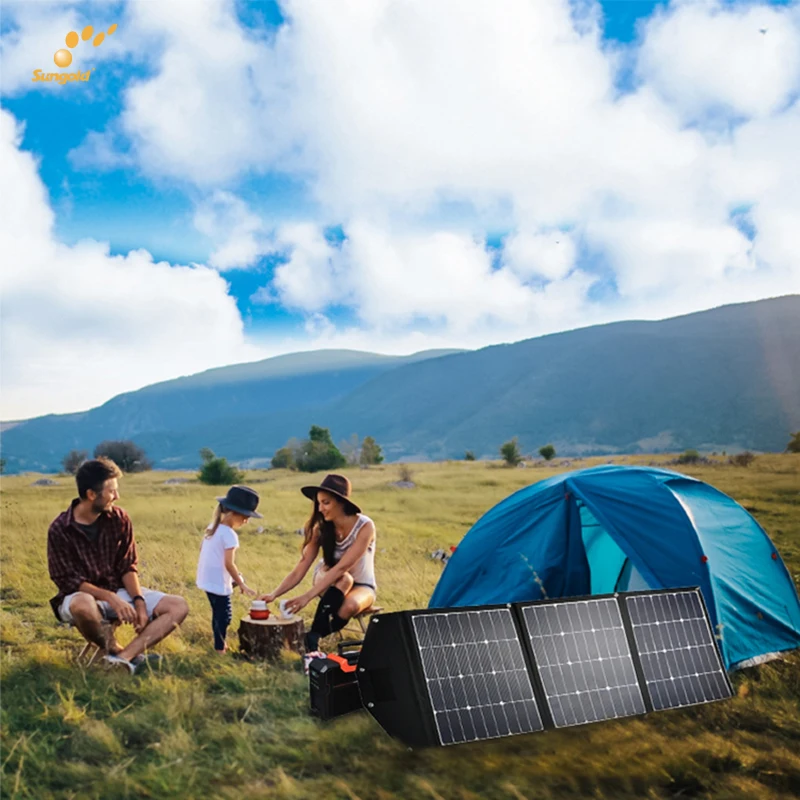  Высокая эффективность преобразования paneles solares 50 Вт 80 100 110 120 портативное складное зарядное устройство для солнечной