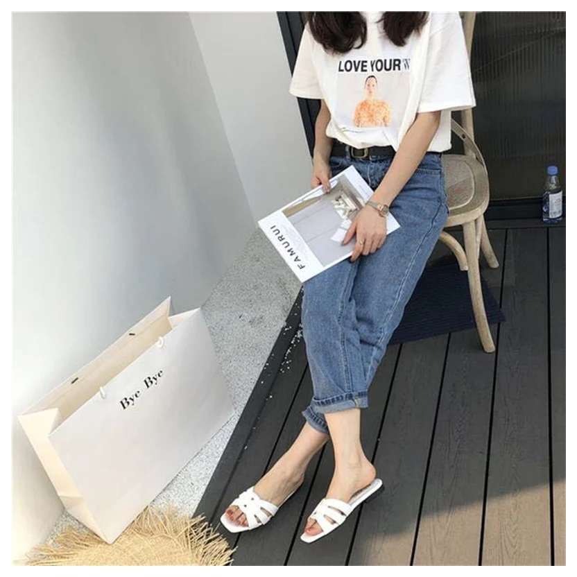 AliExpress hot sale  women flat sandals slippers  005