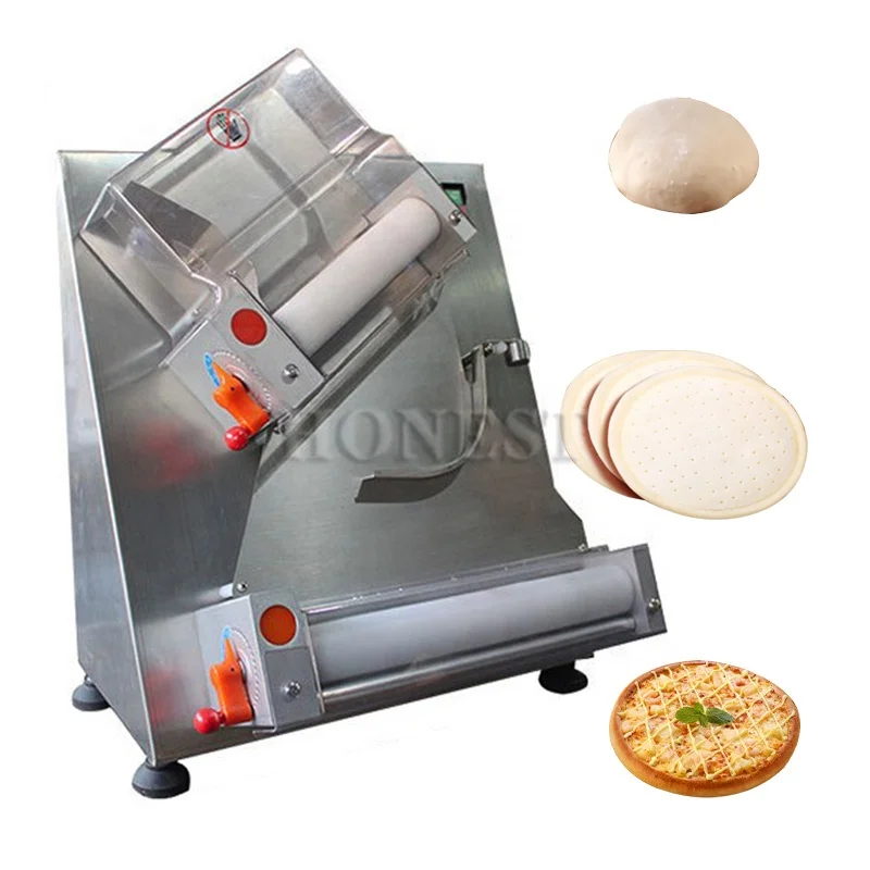 Easy Operation Pizza Dough Press Machine Electric / Dough Pressing Machine / Horizontal Dough Press Machines