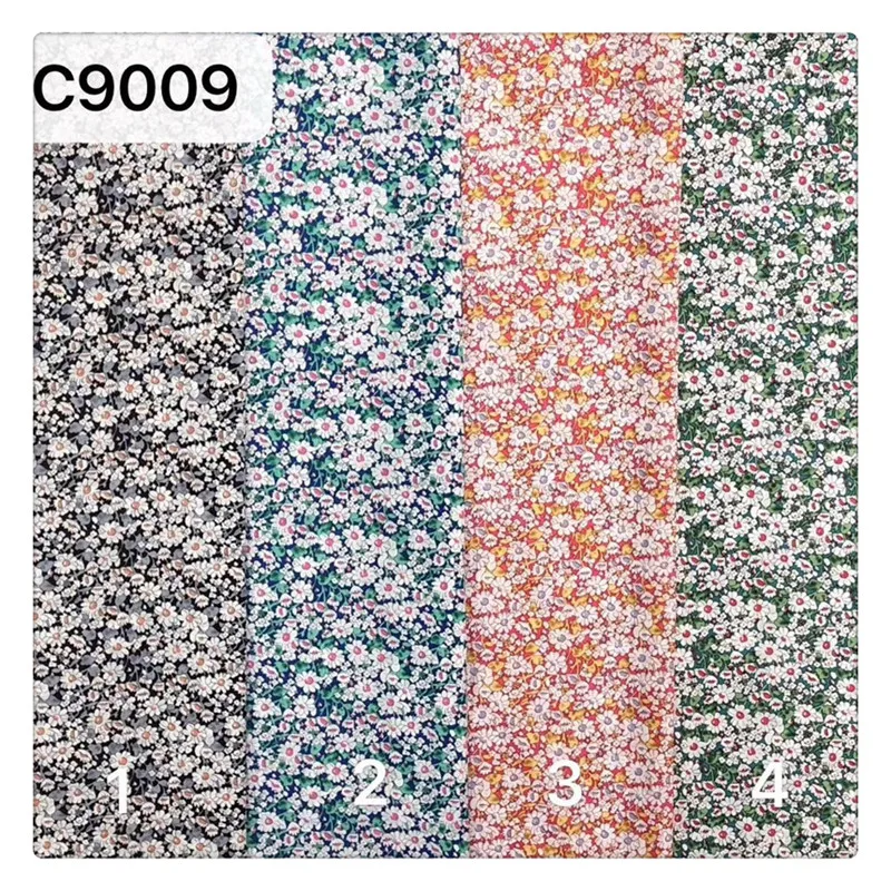 
Kahn Custom Printed 100%Cotton Fabric Woven Small Floral Design For Textile Clothing Sewing 