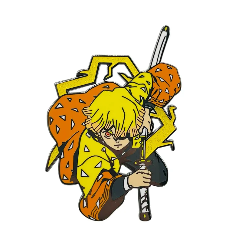 NEW DemonSlayeres Pins special medal cute anime anima Badges Button brooch pins hard enamel shirt lapel pin brooches women men