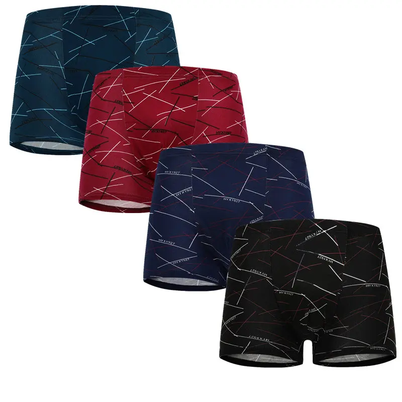 
New Design Sexy Breathable Men Underwear Printed Panties Men Boxers Shorts 