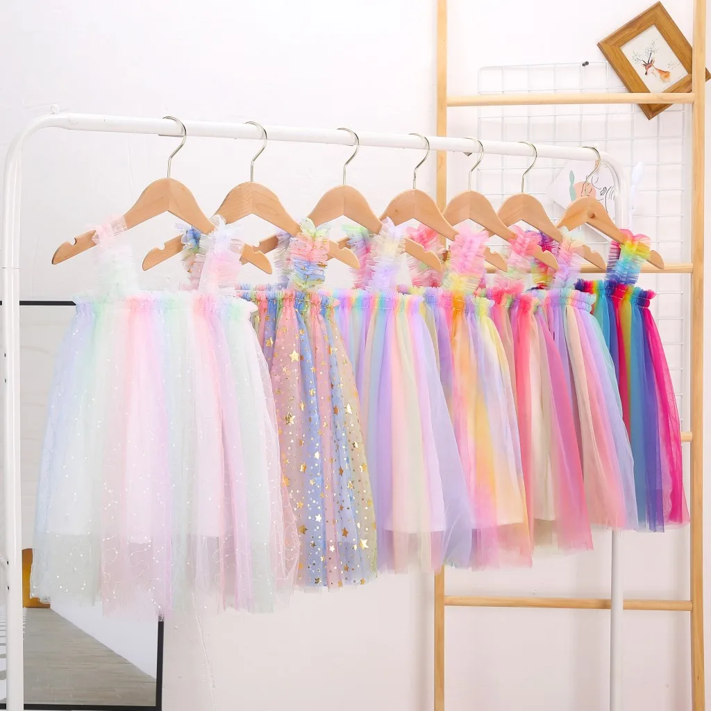New Arrival Manufacture Children Clothing 12M-5 Years Old Kids Skirts Wholesale Boutique Summer Baby Girls Dress