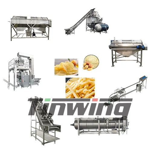 Fully Automatic Potato French Fries Making Machine