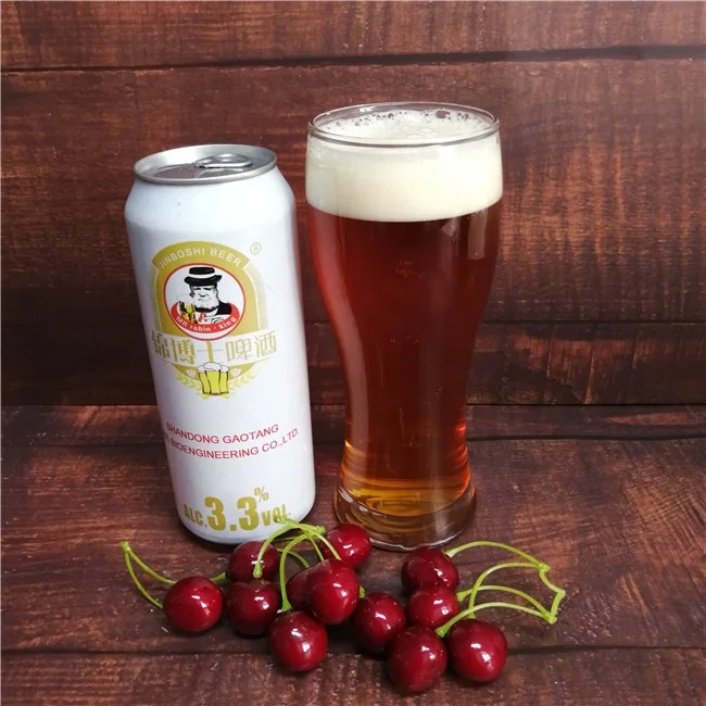 Lager пиво в банах JINBOSHI 4.5% vol 330 мл