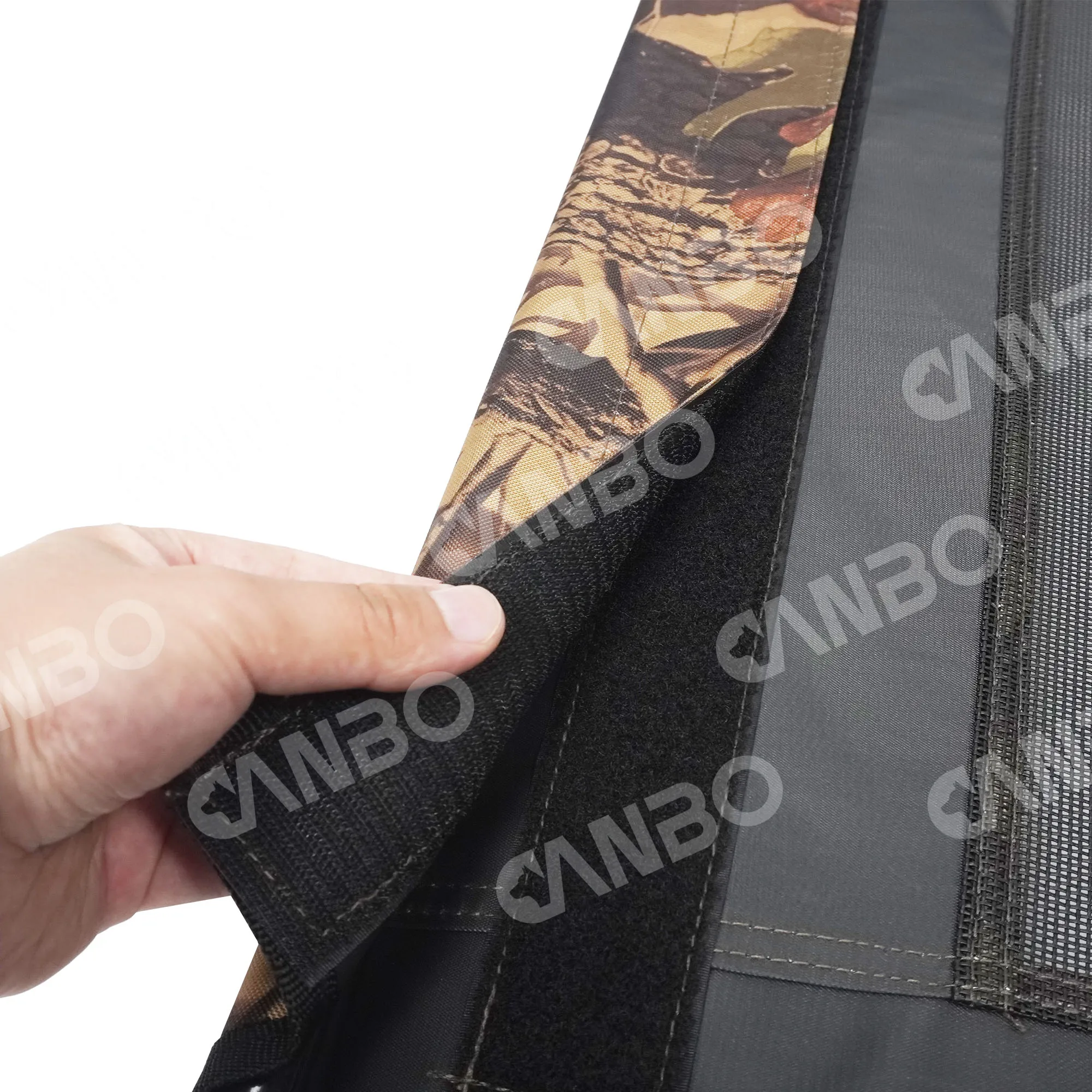 CANBO Folding Travel Camouflage Tent Carrier Pet Large Dog Cat Bed Marching Elevated Dog Bed with Shade