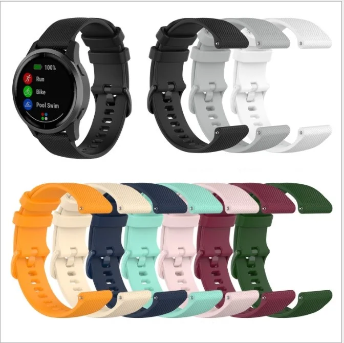 Ремешок для смарт-часов Garmin Вену Vivoactive 3 силиконовый браслет на запястье 4S 4 Forerunner 245
