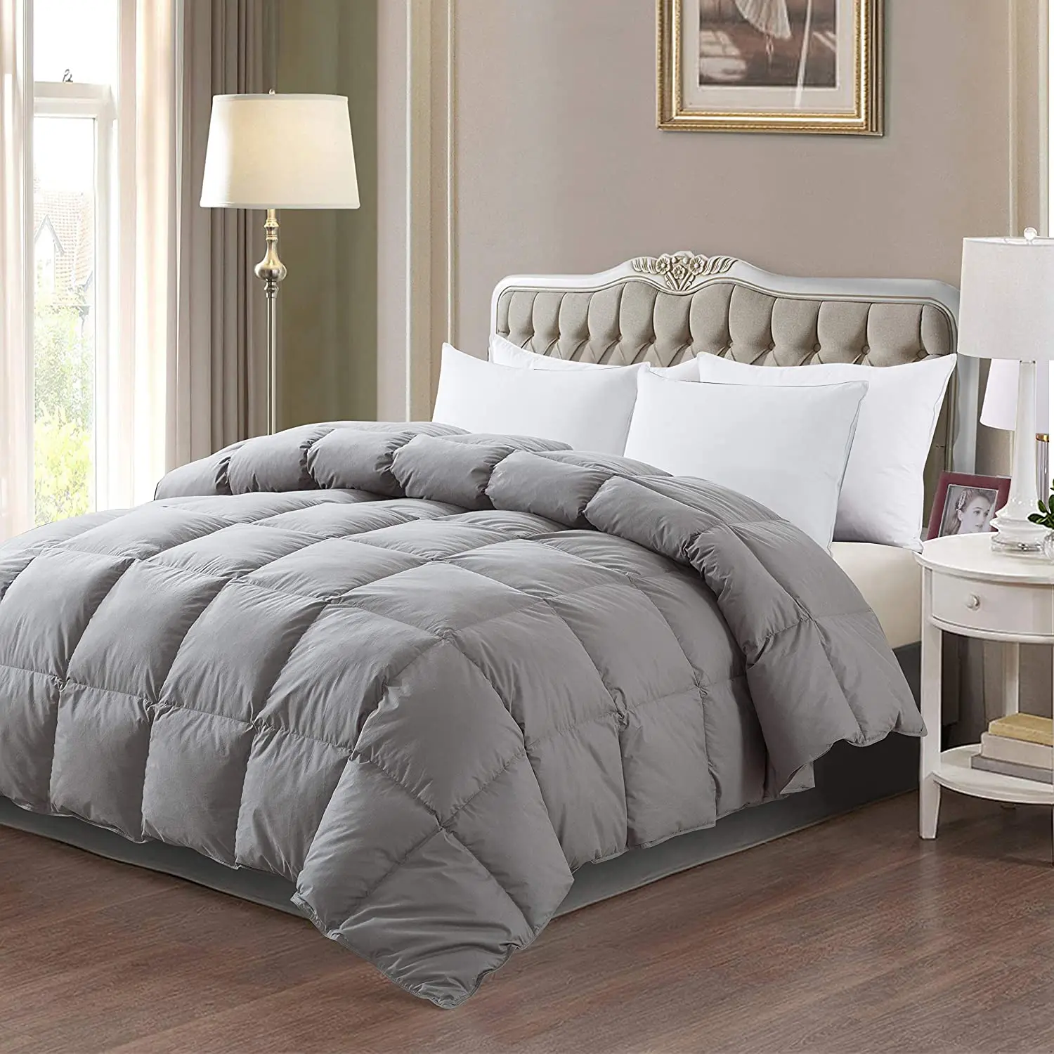 pure cotton white goose feather down comforter cheap price down comforter