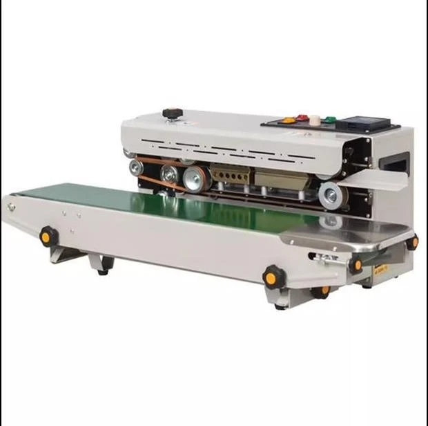 Yaomatec  Automatic Horizontal Plastic Film Bags Heat Sealing Machine Continuous Band Sealer