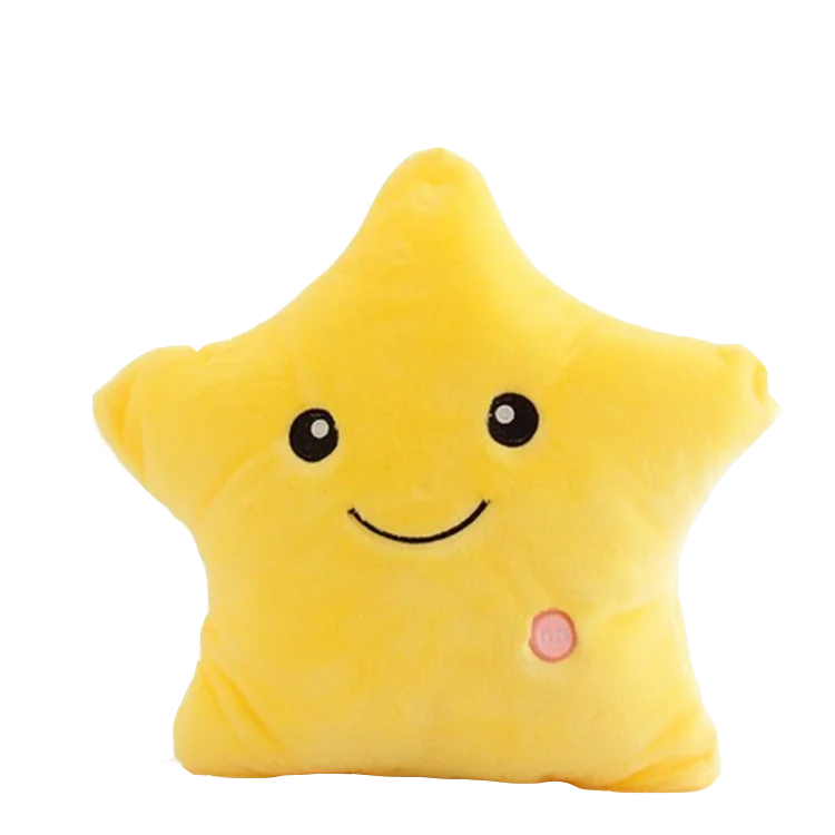 
Wholesale Decorative Custom LED Star Plush Baby Pillows Set 