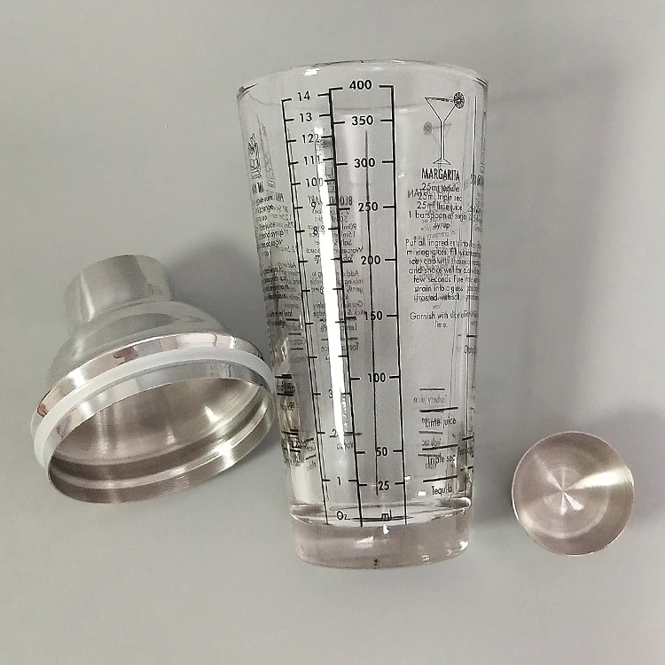 High Quality Bar Accessories Glass Shaker Cup Stainless Steel Wine Shake Mug
