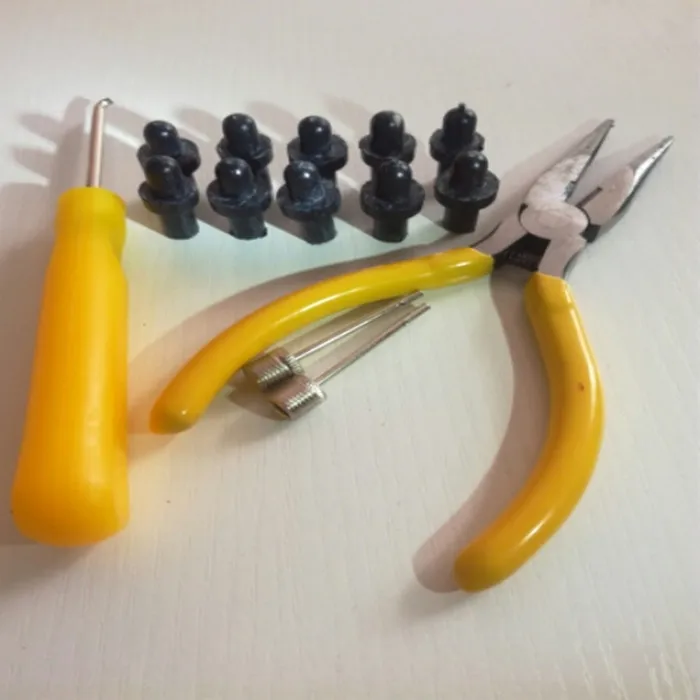 Инструмент для ремонта мячей баскетбола и регби ActEarlier 1 комплект 10 шт. сменные резиновые клапаны крючок плоскогубцы