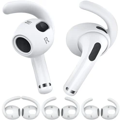 AhaStyle For Apple Airpods Case + Soft Silicone Antislip Ear Cover Hook Earphone Earbuds Tips Protective Case For Airpods 1 2