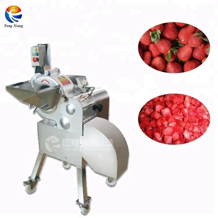 CD-800 Vegetable and Fruit Dicing Machine frozen strawberry cutting chopping dicer for vegetable fruit processing plants