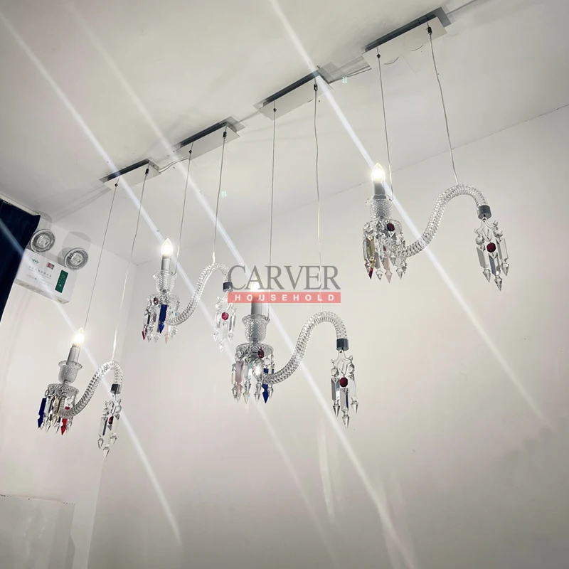 crystal chandelier  Bar chandelier Bedroom bedside lamp for home dining room for hotel