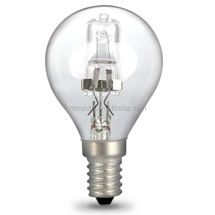 Factory Price 18W 28W 42W 230V E14 E27 Base Dimmable G45 Halogen Lighting Lamp With CE ROHS