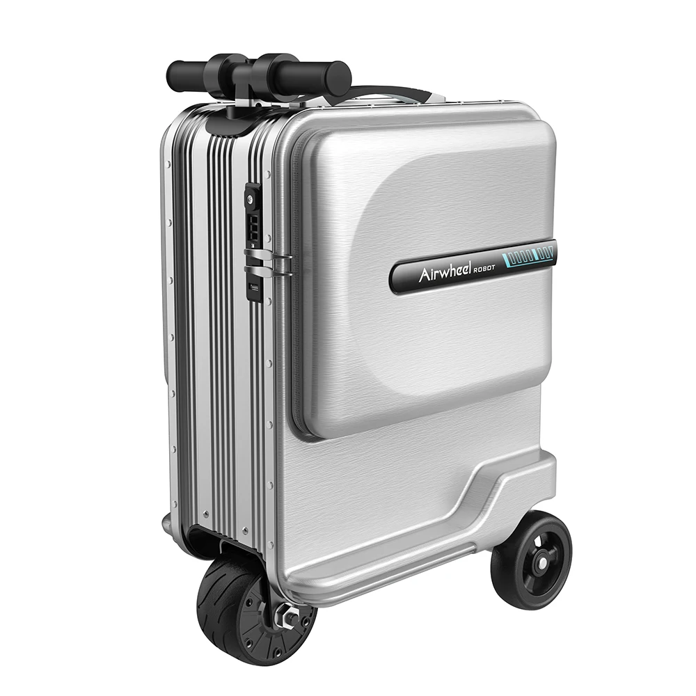 Airwheel SE3miniT 20 inch carry on smart riding luggage with three wheels luggage scooters for kids ride on luggage suitcase