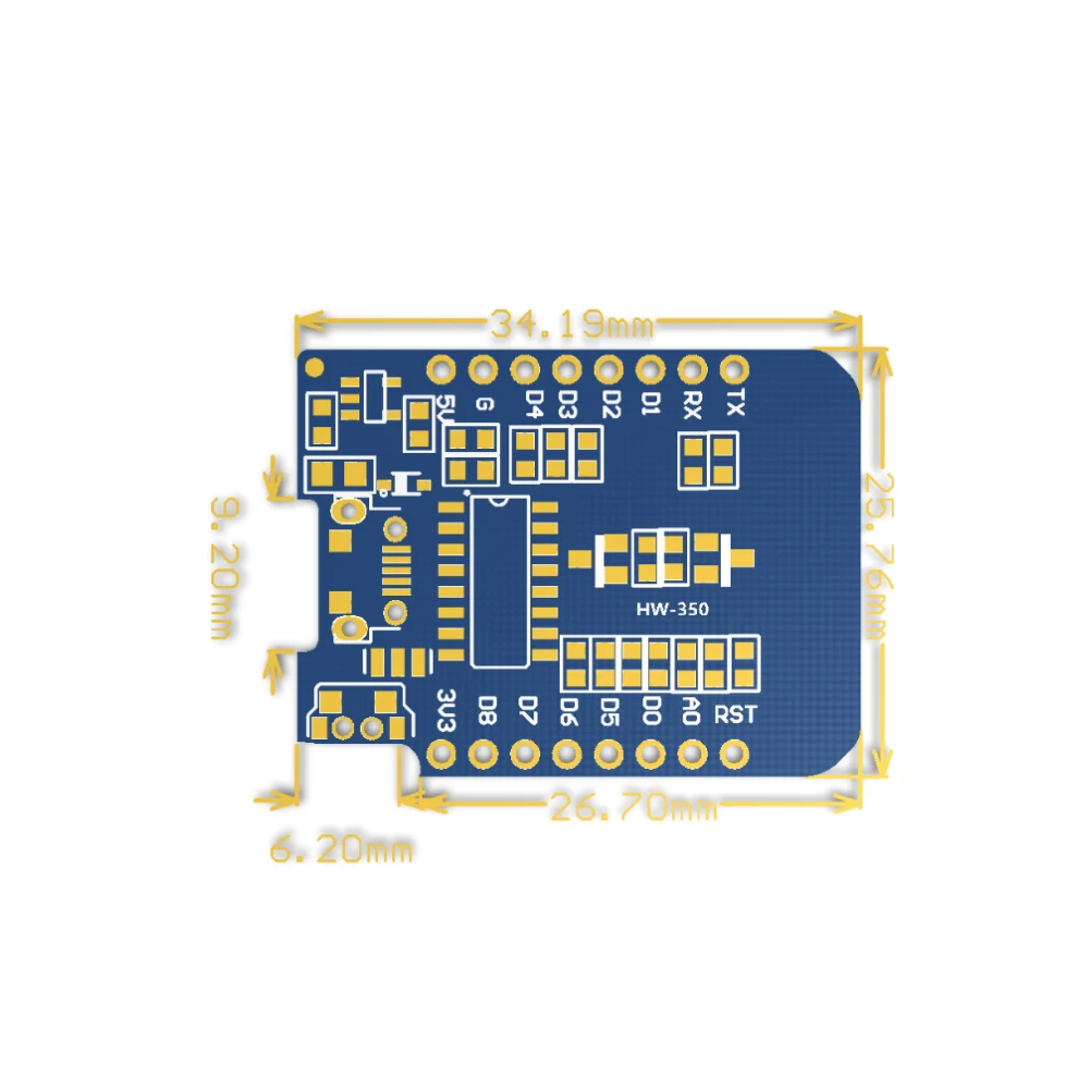 ESP8266 ESP-12 ESP-12F CH340G CH340 Micro USB TYPE-C WeMos D1 Mini WIFI Development Board 3.3V With Pins