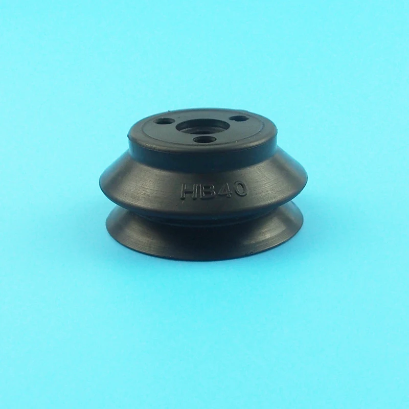 Industrial high tensile H40 HB40 H50 HB50 Silicone rubber vacuum bellows suction cup