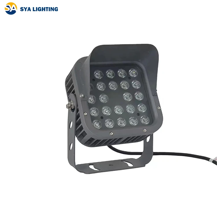 SYA-607 открытая dmx сад проектор круглый rgb Светодиодный прожектор Ландшафтный светодиодный