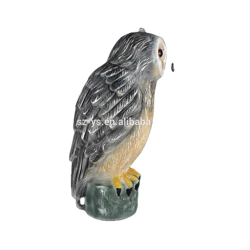Plastic Outdoor and Home  Garden Owl Decoy for Pest Control