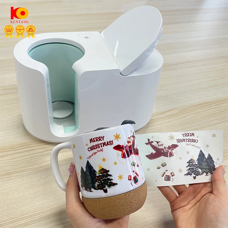 Custom Logo 15oz Sublimation Ceramic Cork Base Mug with lid