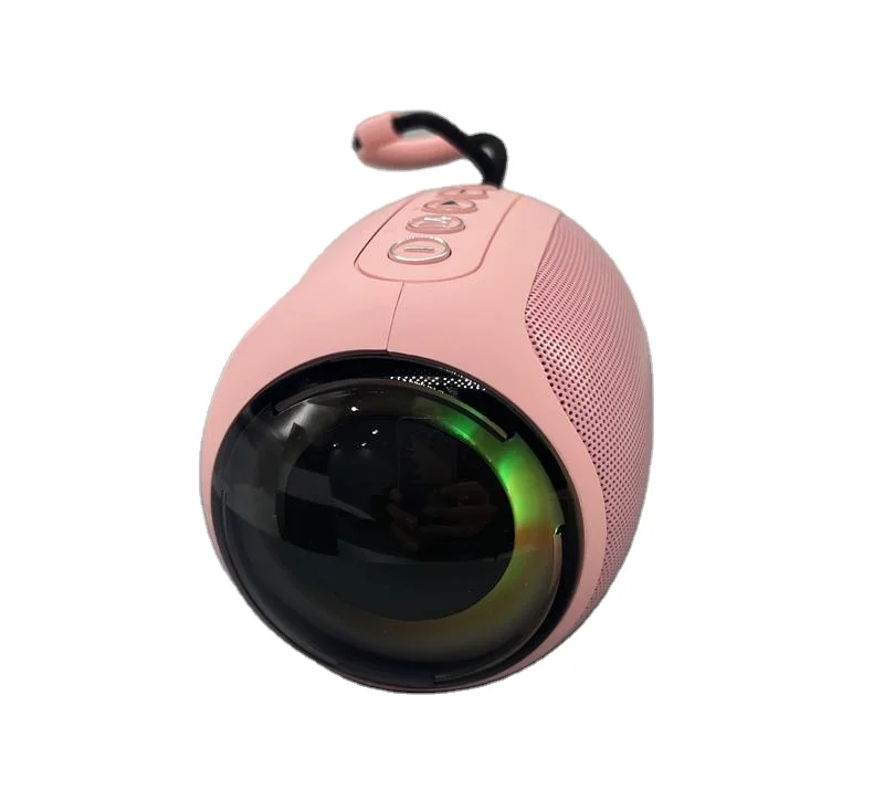 Portable Wireless Speaker Outdoor Bluetooth Stereo Music Subwoofer With Light