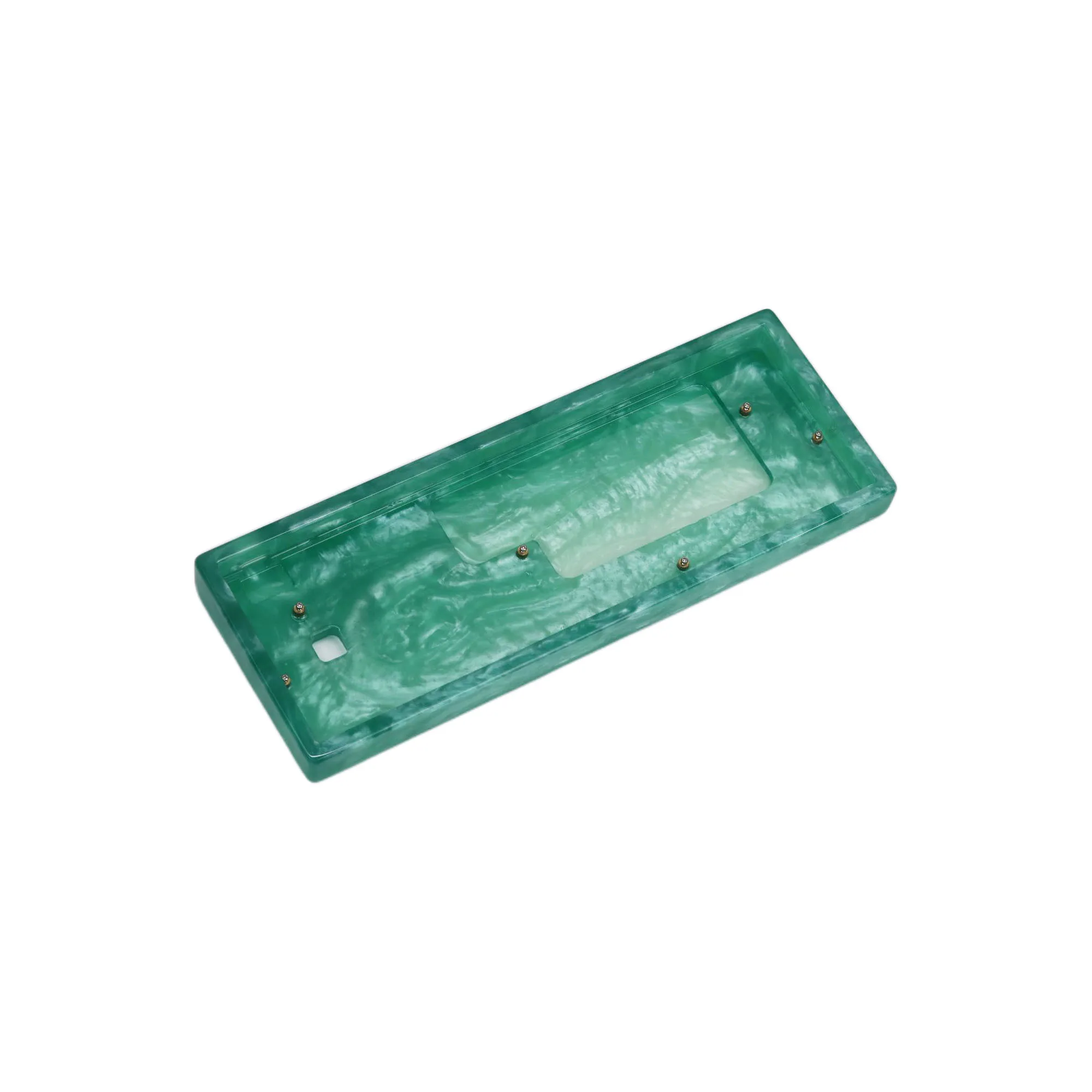 New Resin Transparent Keyboard Shell Compatible Gh60 Xd60 DIY Mechanical Keyboard Shell 60% Keyboard Case