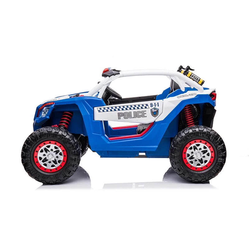 24V 4X4 children battery powered police UTV