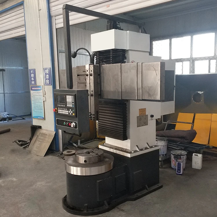 Сверхмощный вертикальный токарный станок с одной колонной автоматический расточный