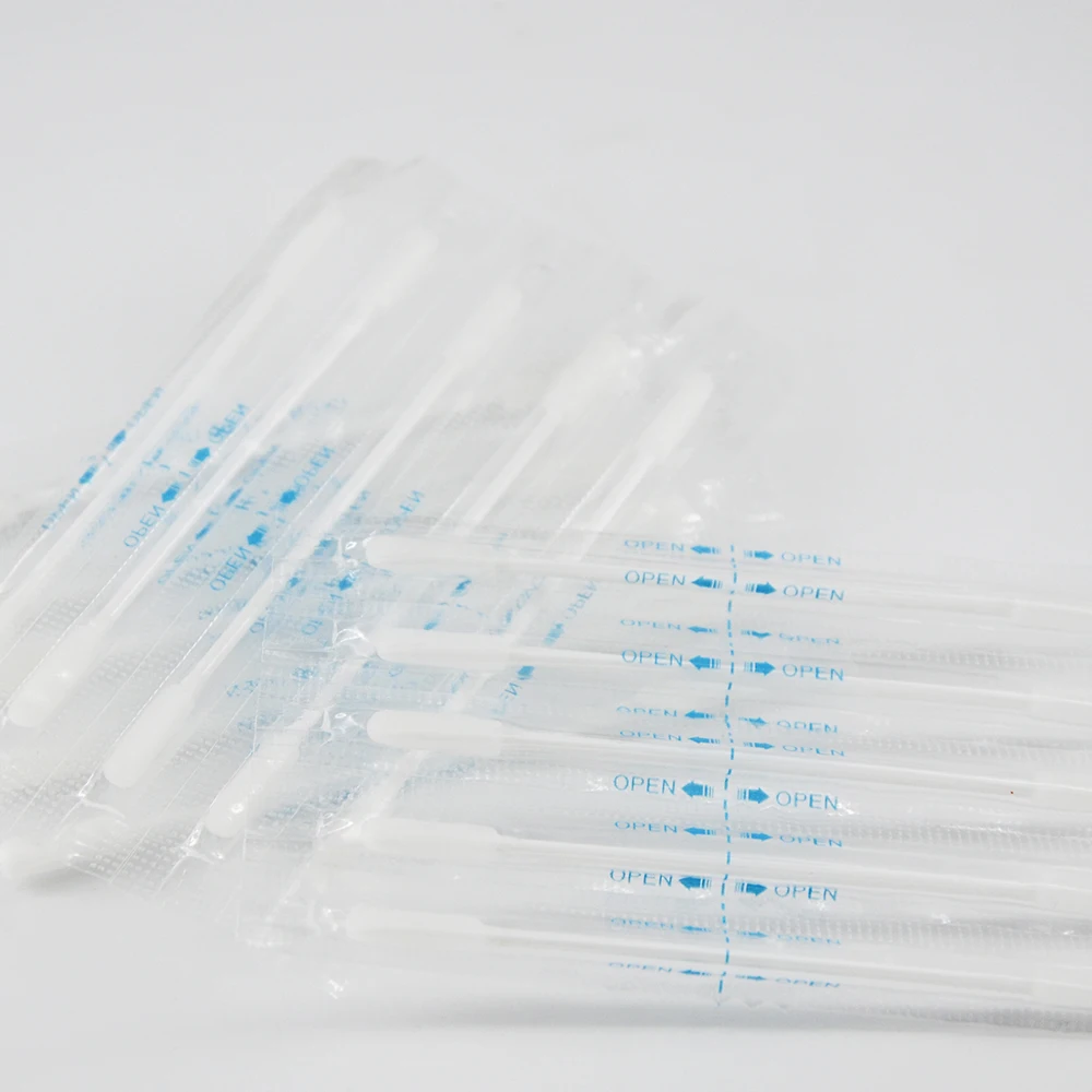 Olive oil portable double-headed reusable ear stick in box makeup silicone cotton swab