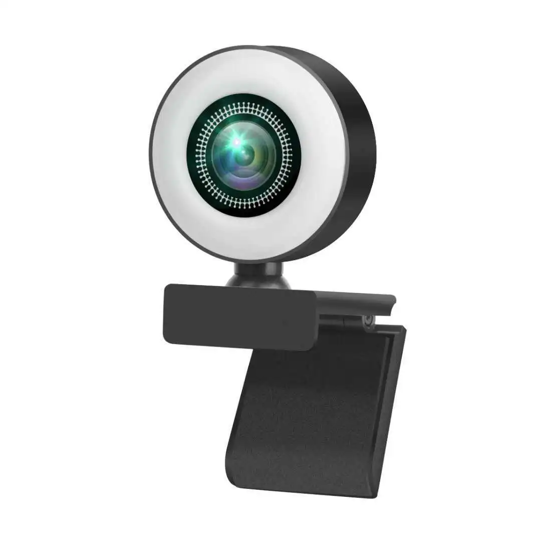 Fill light beauty 5 million high-definition 2K video camera USB live computer web camera
