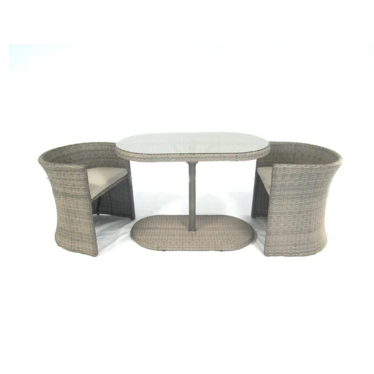 
Modern space saving furniture french bistro chair and coffee table set 