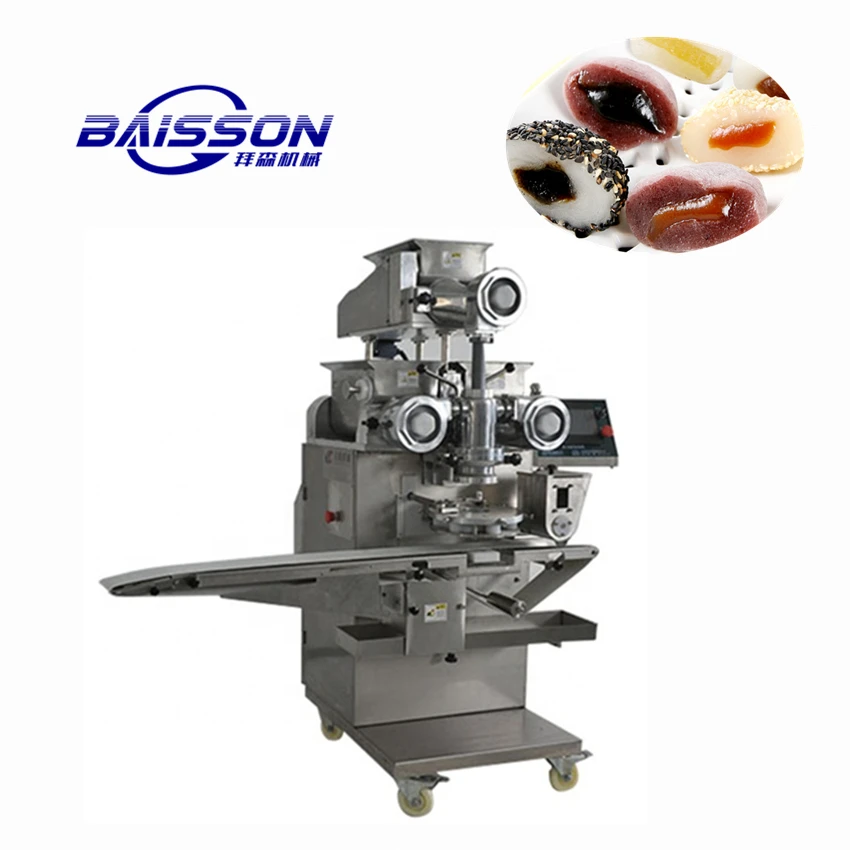 
Original factory supply double filling encrusting machine,mochi machine 