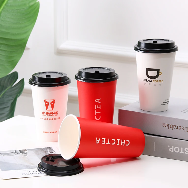 Mz Disposable Water Beverage Coffee To go Paper Cup Printed Single Wall PE Coated Paper Cups Custom Logo