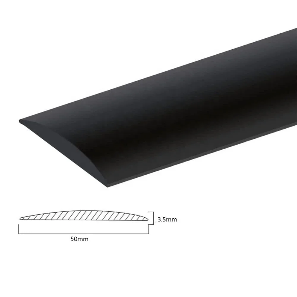 3mm 5mm 7mm 10mm height Floor Transition Strip Rubber Flooring Beveled Edge Ramps carpet floor edging trim strip